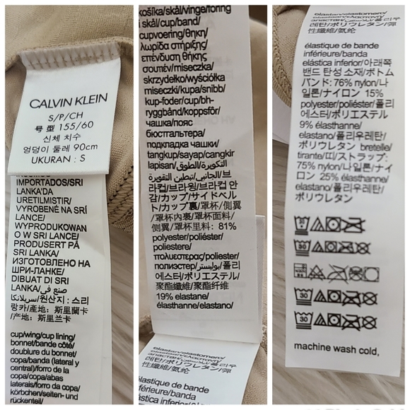 Calvin Klein Animal Print Bralette XS - Picture 5 of 6